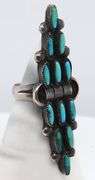 Vintage 925 Sterling Silver Turquoise Ring