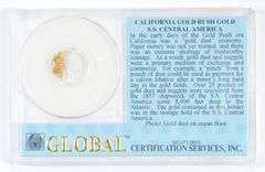 1857 S.S. Central America 49'er California Gold - Graded GCS