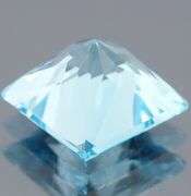 Vivid! 6.85ct radiant cut Swiss blue Topaz