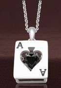 "Vegas Passion" Sterling silver with center dancing stone pendant