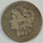 The Rare 1889-CC Morgan Silver Dollar in VG/Fine condition