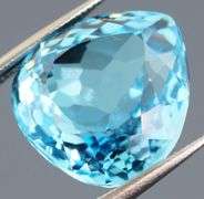 Large 13.24ct top Swiss blue Topaz