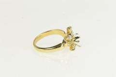14K Yellow Gold 6.25mm 0.30 Ctw Diamond Engagement Setting Ring