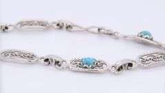 925 Sterling Silver Turquoise Bracelet