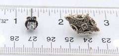 Group Lot of Vintage 925 Sterling Silver Earrings