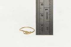 10K Yellow Gold Flower Daisy Ornate Vintage Simple Child's Ring