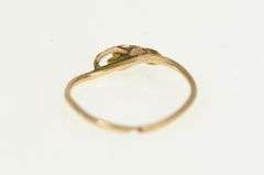 10K Yellow Gold Flower Daisy Ornate Vintage Simple Child's Ring