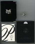 Superb Gem Cameo Proof 2002-W $10 pure Platinum. Box/COA