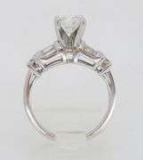Classic 1.28CTW Diamond Engagement Ring in White Gold
