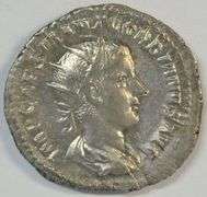 Lovely Near Mint Gordian III Roman Silver Piece, 238-244 AD