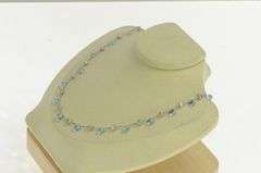 18K White Gold Marco Bicego Paradise Topaz Chain Designer Necklace