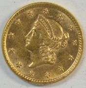 Flashy & lustrous 1851 US Type One $1 Gold Piece