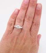 Classic 1.28CTW Diamond Engagement Ring in White Gold