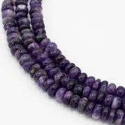 Beautiful 1278.5 Cttw Natural Amethyst 3 Strand Necklace