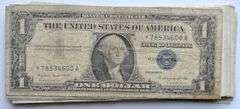 23 $1 1957 A Silver Certificates Including 3 Stars.