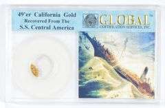 1857 S.S. Central America 49'er California Gold - Graded GCS