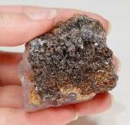 See through! 520ct purple Fluorite