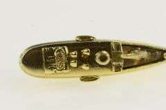 14K Yellow Gold 3D Fishing Trawler Boat Ship Charm/Pendant