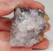 See through! 520ct purple Fluorite