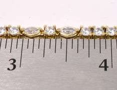 Vermeil CZ Bracelet in Sterling Silver