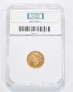 MS67 1910 $2.50 Indian Head Gold Quarter Eagle - Graded PCI