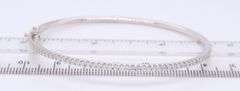 Brilliant White Gold Diamond Bangle