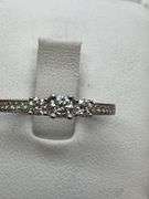 CERTIFIED 14K WHITE GOLD AND DIAMOND RING