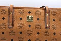 Preowned Medium MCM Viseto Shopper Tote