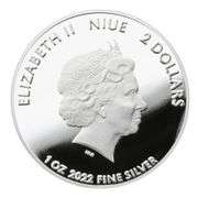 Celebrities Princess Diana 2022 | 1 oz Fine Silver | Niue 2 Dollar