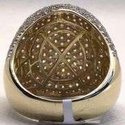 MESMERIZING 14K YELLOW GOLD MEN’S DIAMOND RING