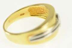 18K Yellow Gold 0.36 Ct Princess Cut Diamond Men's Wedding Ring