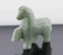 Cute 161.83ct Jade horse carving