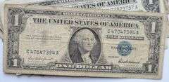 14 Various 1935 & 1957 Series $1 Silver Certificates Including 3 Stars