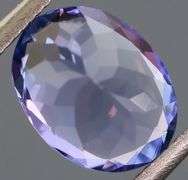 Vivid 1.55ct violet blue Tanzanite