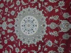 Fine Wool/Silk Persian Nain 6.5x9.10