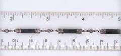 Vintage Sterling Silver Black Onyx Bracelet