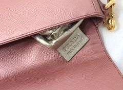 Preowned Authentic Designer Prada Saffiano Clutch Bag