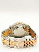 DRIPPING WITH DIAMONDS- MEN'S 40MM ROLEX DATEJUST WITH DIAMONDS