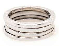 Bvlgari B Zero1 Three Band Ring in 18K, SZ 61, W/Box