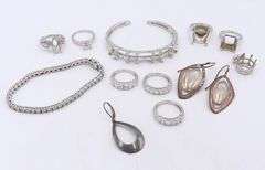 925 Sterling Silver Lot of Jewelry
