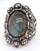 Group Lot of 2 Vintage 925 Sterling Silver Rings