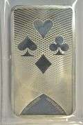 Great Ace of Diamonds pure .999 fine silver 10 Troy Oz. bar