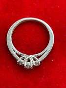 CERTIFIED 14K WHITE GOLD AND DIAMOND RING