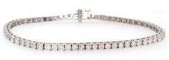 New 4.00ctw Round Diamond Tennis Bracelet in 14K