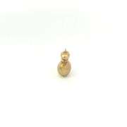 14K Yellow Gold 3D Bag of Cash Money Sack Wealth Fortune Charm/Pendant