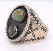 Vintage 925 Sterling Silver Native American Ring