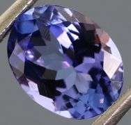 Vivid 1.55ct violet blue Tanzanite