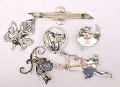 Random Pin Lot In Sterling Silver