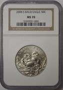 2008 Bald Eagle Commemorative Half Dollar NGC MS70