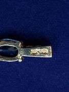 Solid 14 Kt Gold Diamond and Sky Blue Topaz Set